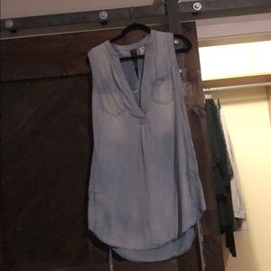Anthropologie chambray dress